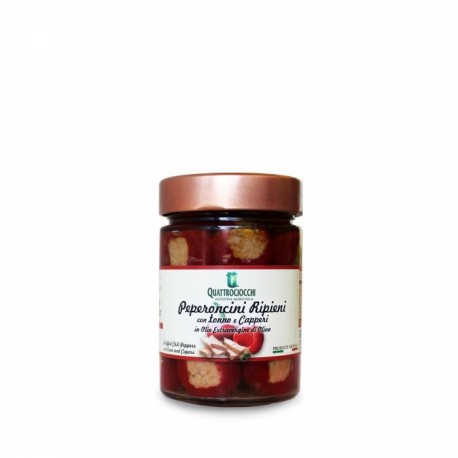 Peperoncini Ripieni con Tonno e Capperi - Quattrociocchi
