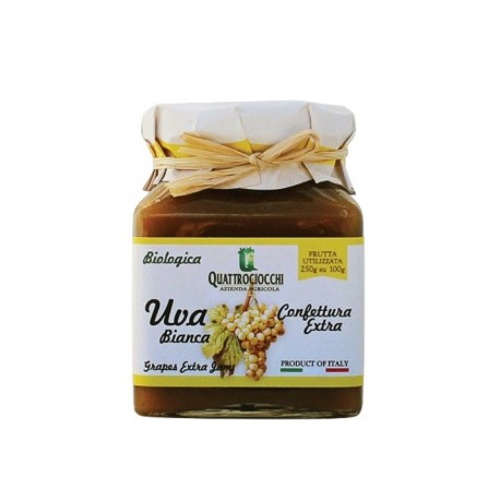 Confettura Extra di Uva Bianca Biologica - Quattrociocchi