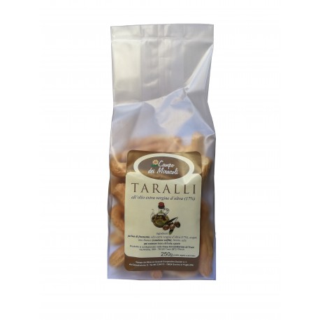 Taralli all'olio extravergine di oliva - Campo dei Miracoli - 250g