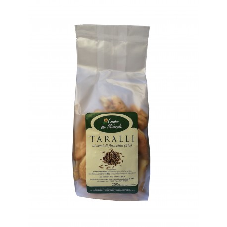 Taralli ai Semi di Finocchio - Campo dei Miracoli - 250g
